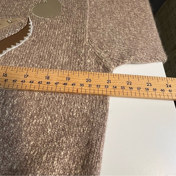 Vintage 80’sBrown Knit Sweater/ Skirt set in a Large Silver Springs - Picture 12 of 12